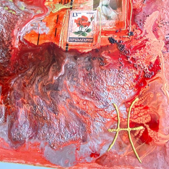 Mother’s Day 1968 - Original Art Mixed Media Collage Artwork by Tristina Dietz E - Picture 6 of 9